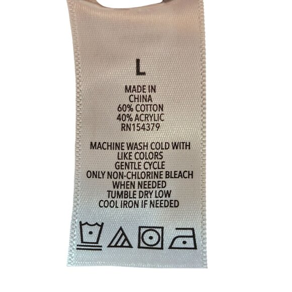 Aeropostale Wn Cropped Chunky CableKnit Sweater Gray L Light Academia Cozy Fall - Picture 10 of 15